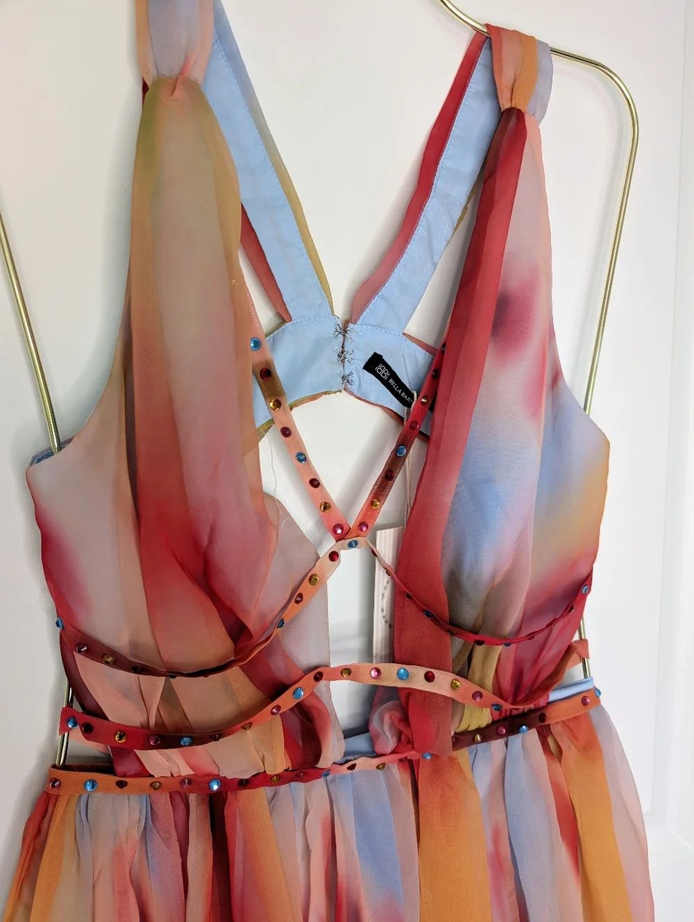 Eileen Printed Slit Maxi Dress - Picture 6 of 10